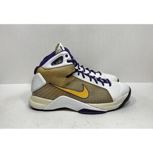 2008 Nike Kobe Hyperdunk Lakers Home Size Men's 11 White 333373 172 Los Angeles